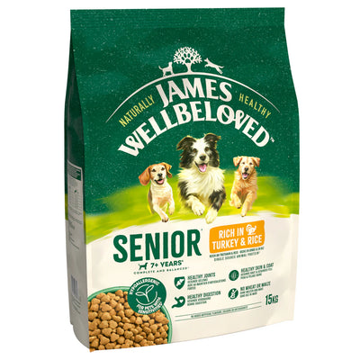 James Wellbeloved Senior Dog Turkey & Rice 15kg