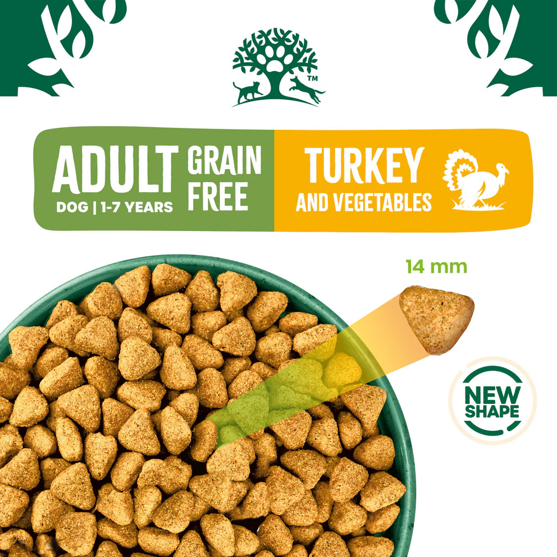 James Wellbeloved Grain Free Adult Small Breed Turkey & Veg 1.5kg