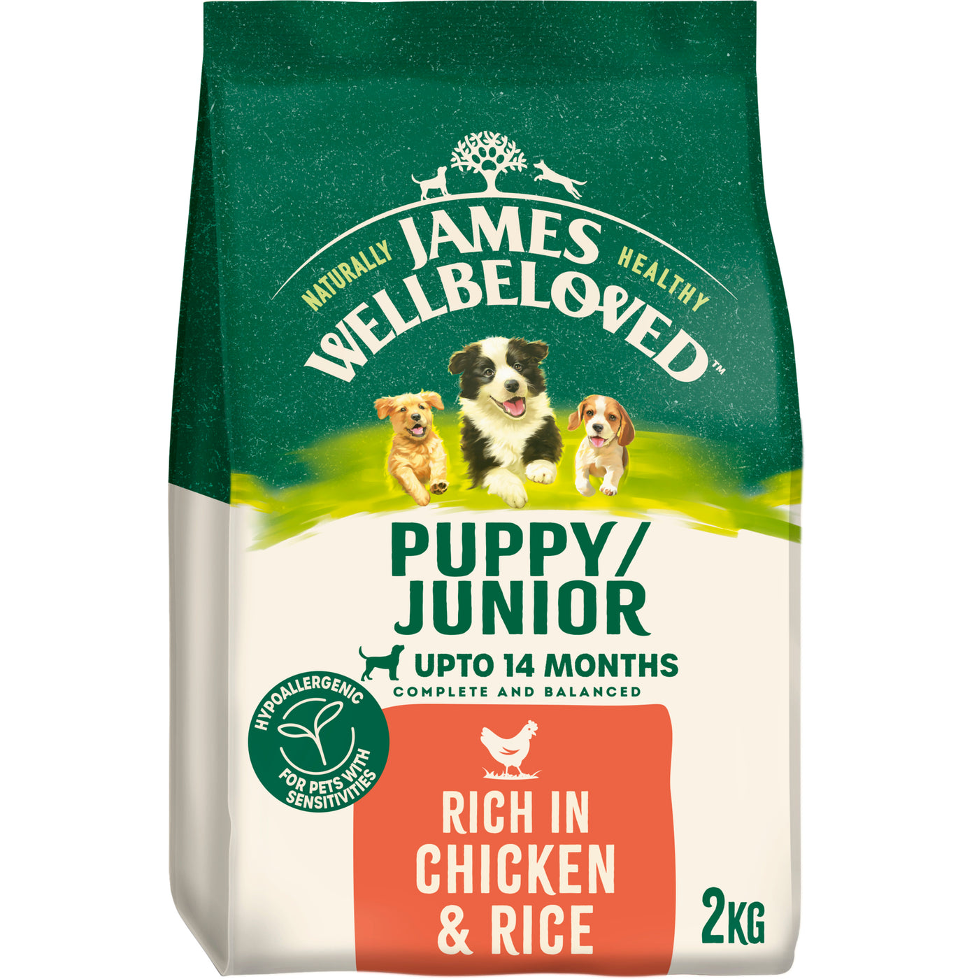 James Wellbeloved Puppy Complete Chicken & Rice 2kg