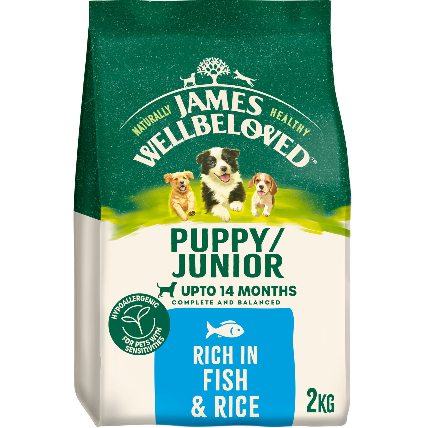 James Wellbeloved Puppy Complete Fish & Rice 2kg