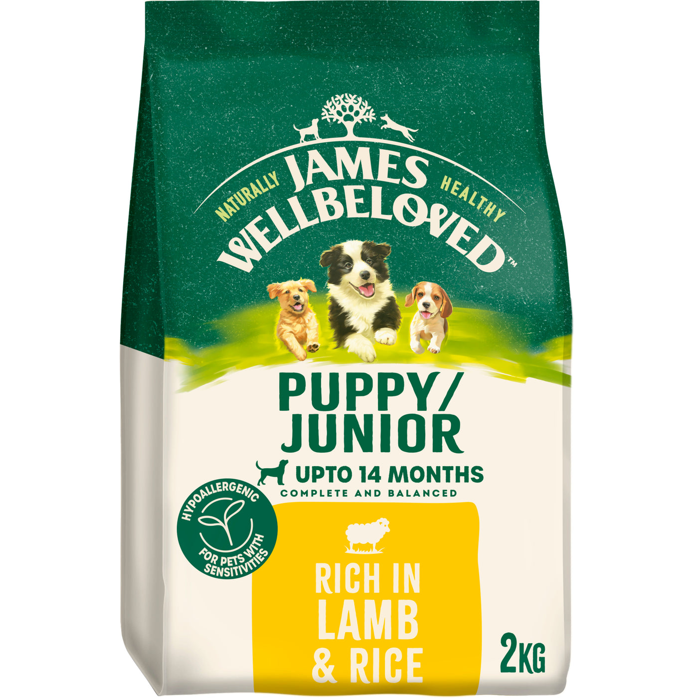 James Wellbeloved Puppy Complete Lamb & Rice 2kg