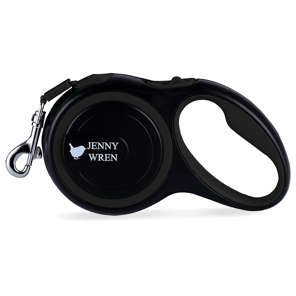 Jenny Wren Retractable Lead - Black