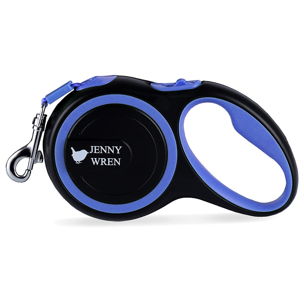 Jenny Wren Retractable Lead - Blue