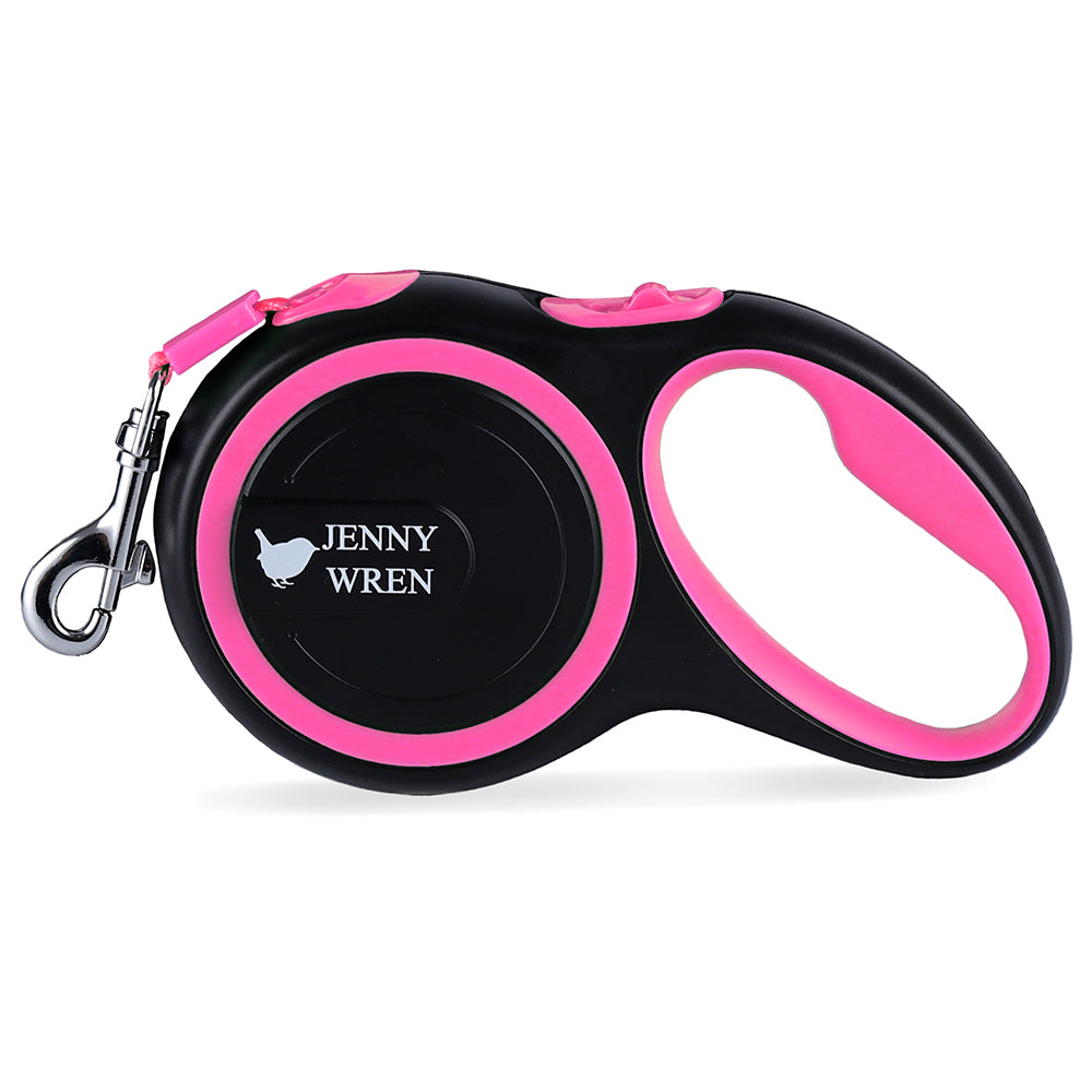 Jenny Wren Retractable Lead - Pink
