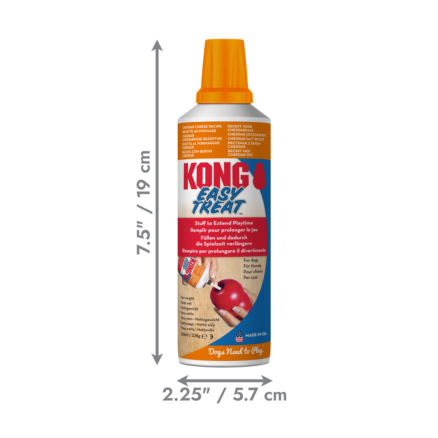 KONG Easy Treat Cheddar Cheese