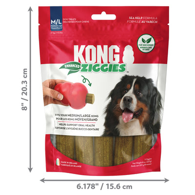 KONG Ziggies Enhanced Md/Lg 227g