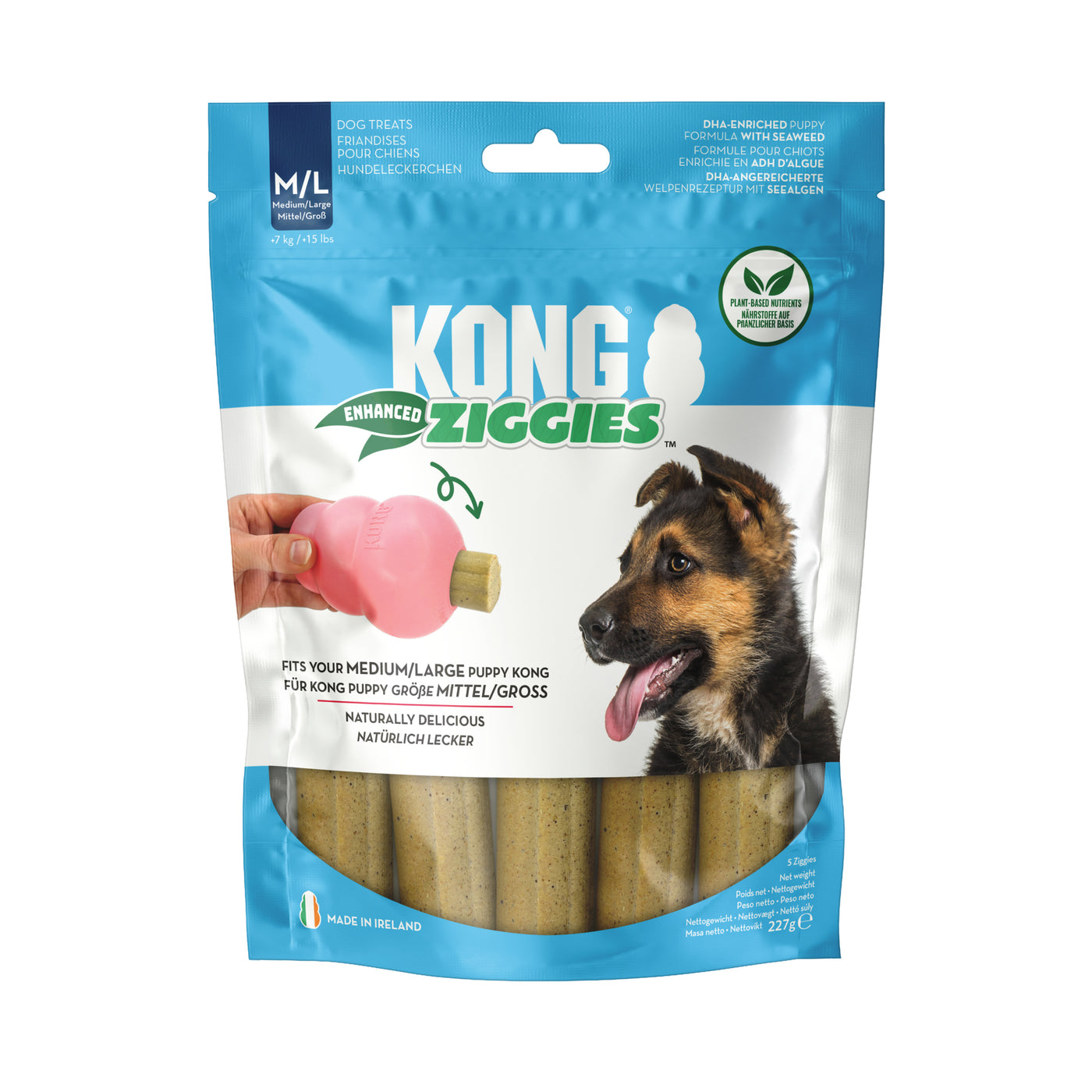 KONG Ziggies Enhanced Puppy Md/Lg 227g
