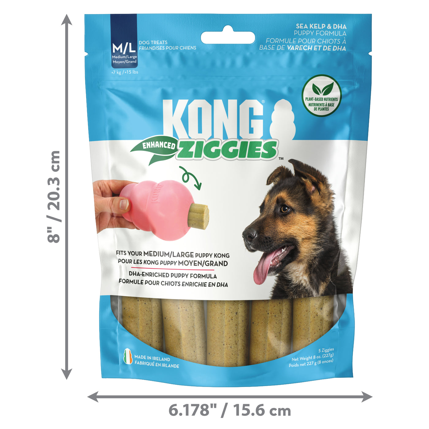 KONG Ziggies Enhanced Puppy Md/Lg 227g