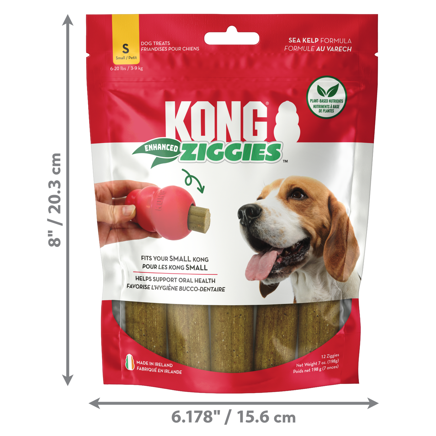 KONG Ziggies Enhanced Sm 198g