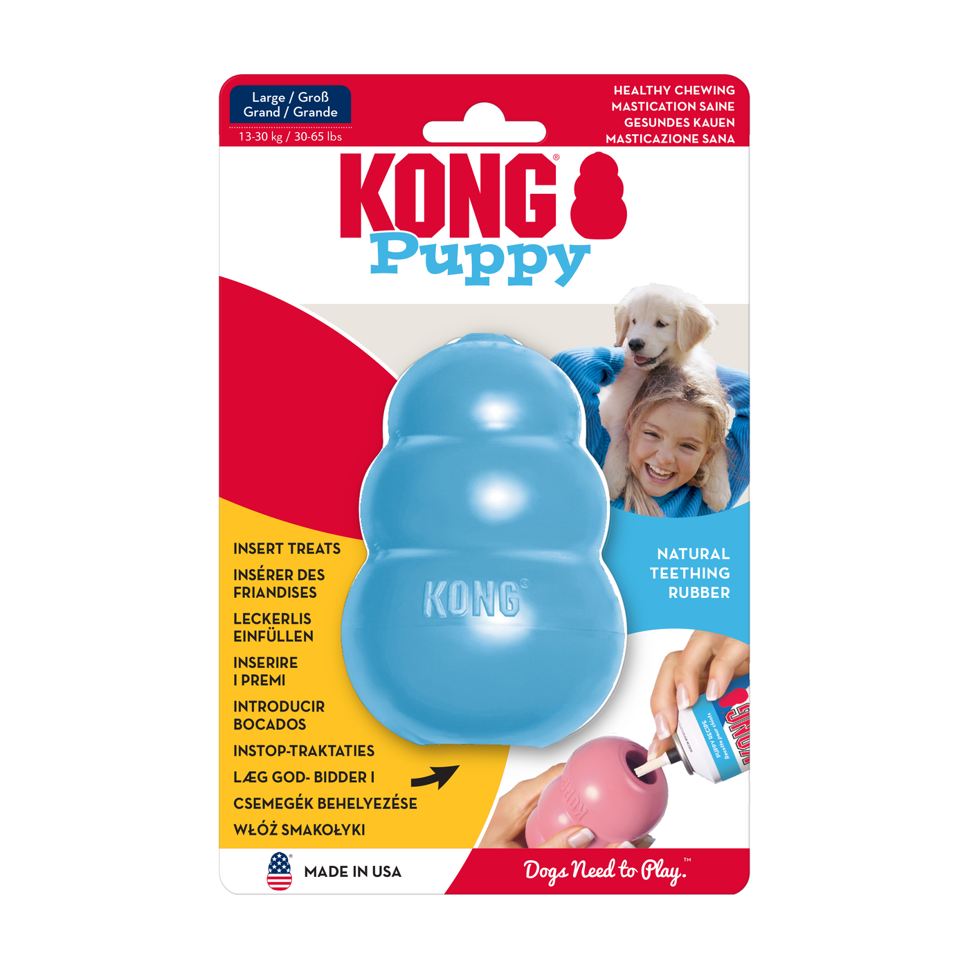 KONG Puppy Blue Collection