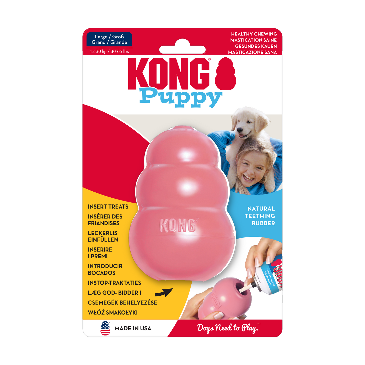 KONG Puppy Pink Collection