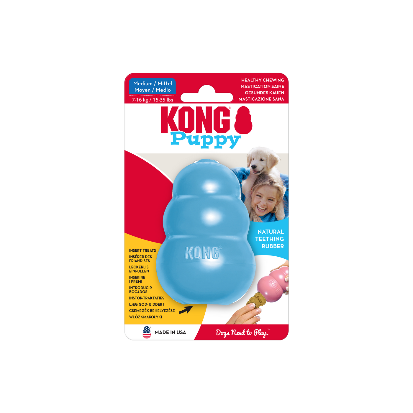 KONG Puppy Blue Md