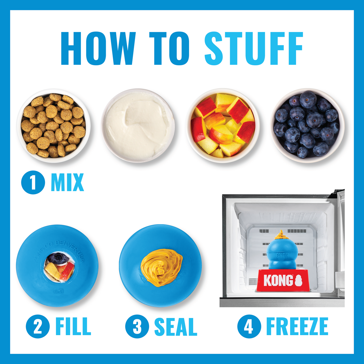 KONG Puppy Blue Md