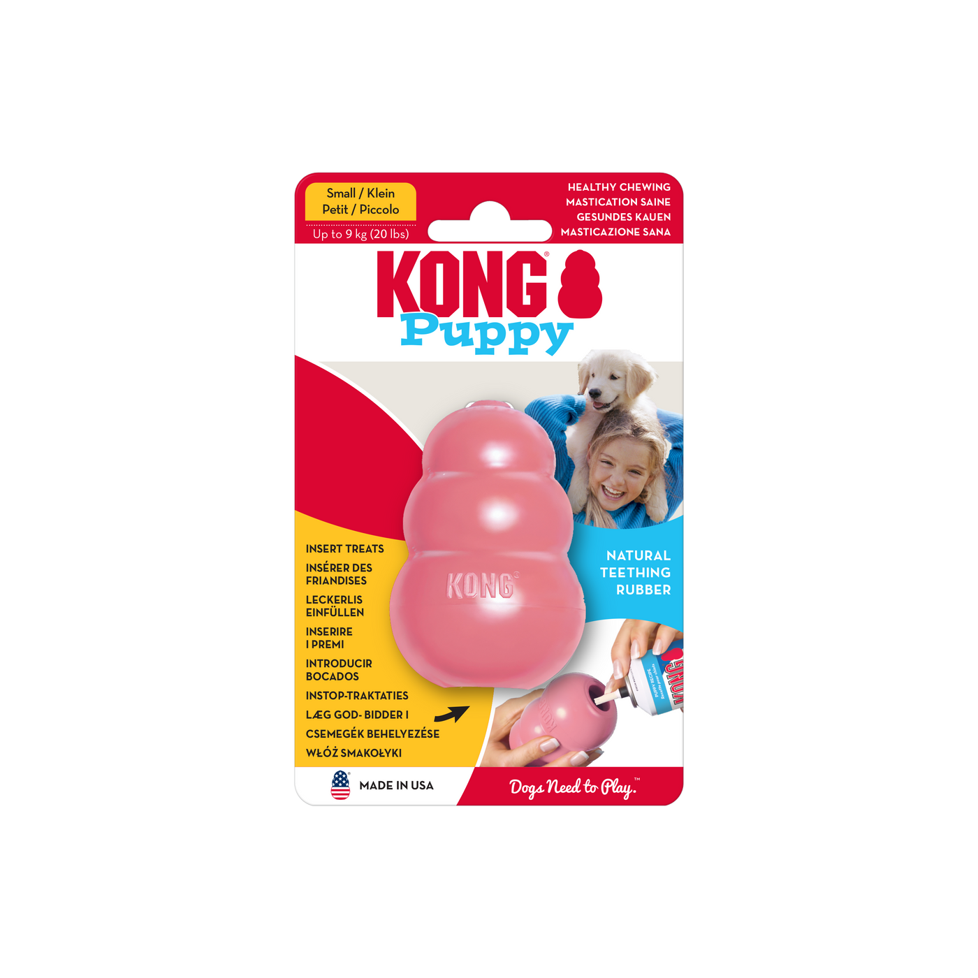 KONG Puppy Pink Sm