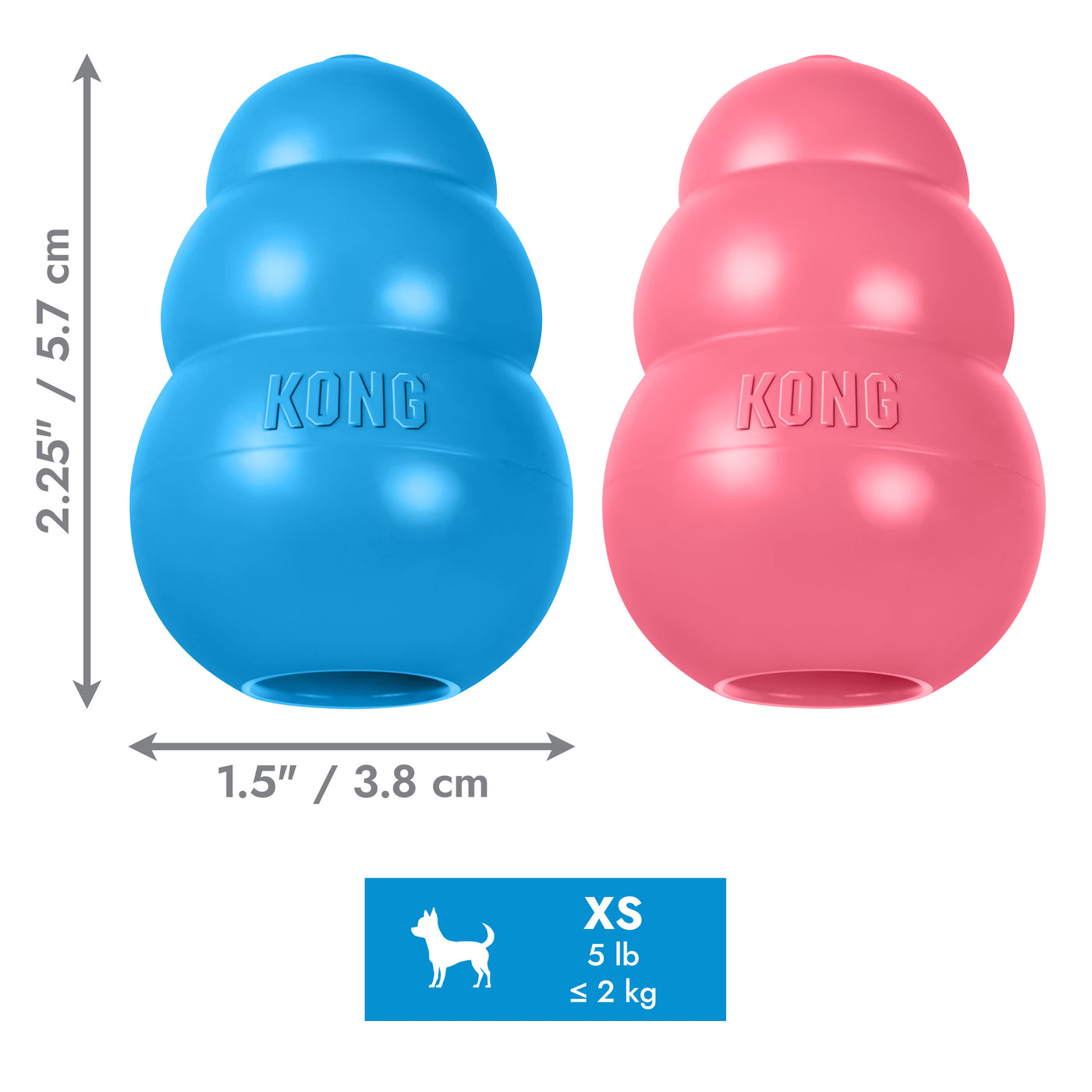 KONG Puppy Pink Collection