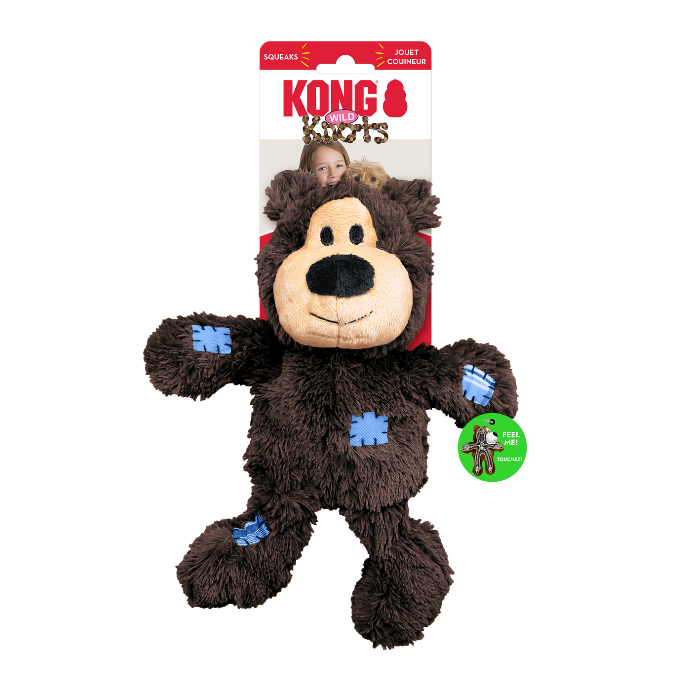 KONG Wild Knots Brown Bear - Med/Lge
