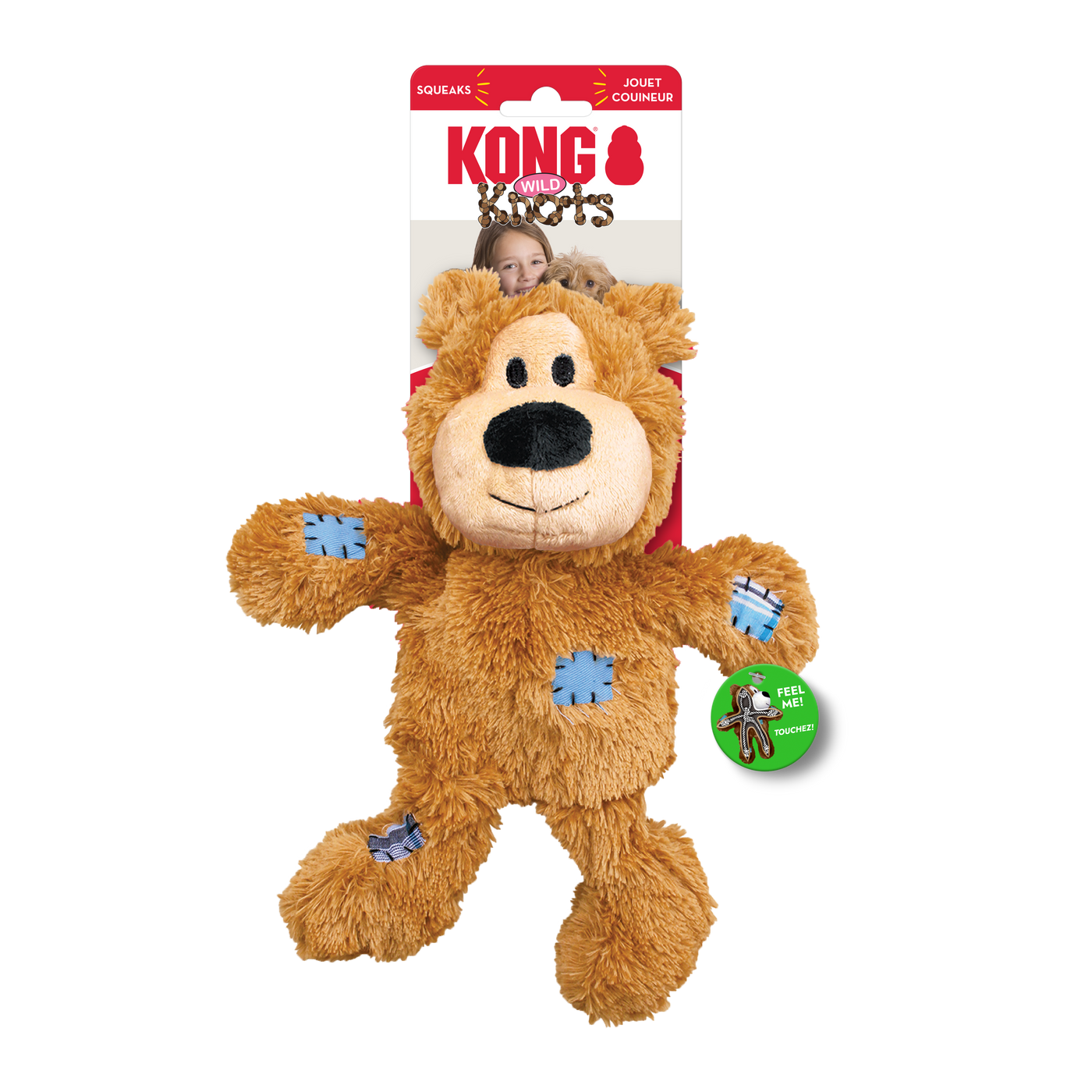 KONG Wild Knots Tan Bear - Med/Lge