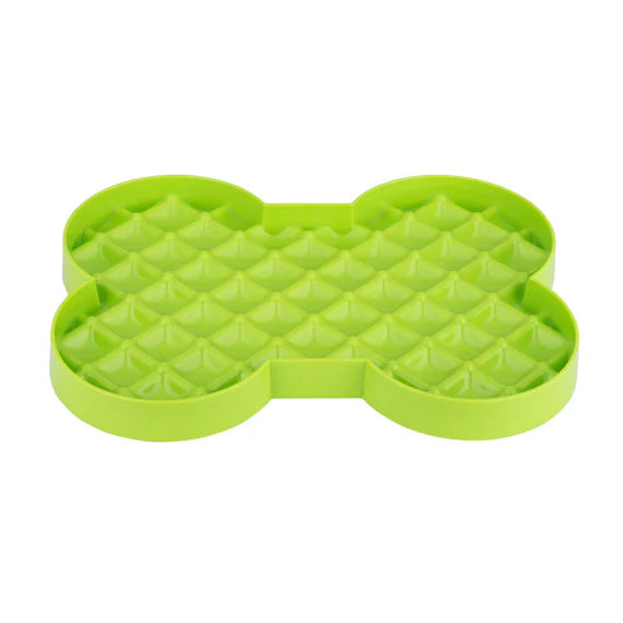 LickiMat SloDog® Green Slow Feeder Plate
