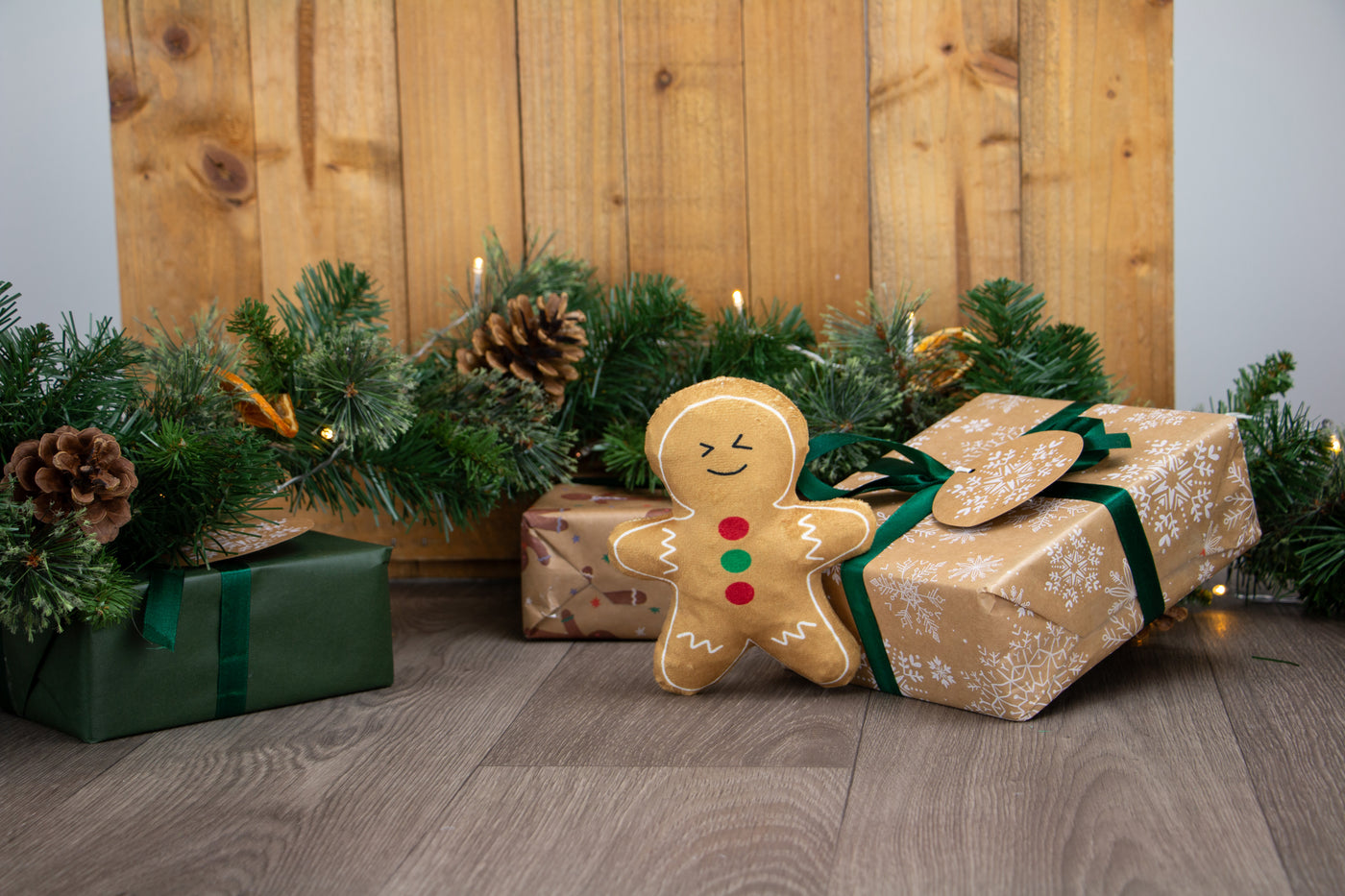 Mini Georgina Gingerbread Festive Dog Toy by Ancol