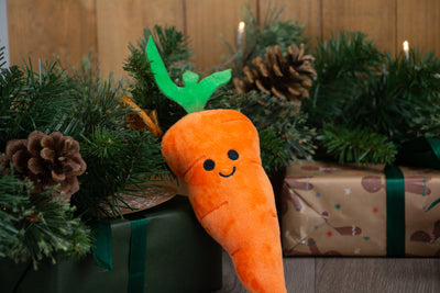Mini Katie Carrot Festive Dog Toy by Ancol