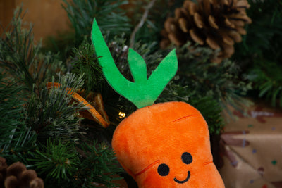 Mini Katie Carrot Festive Dog Toy by Ancol