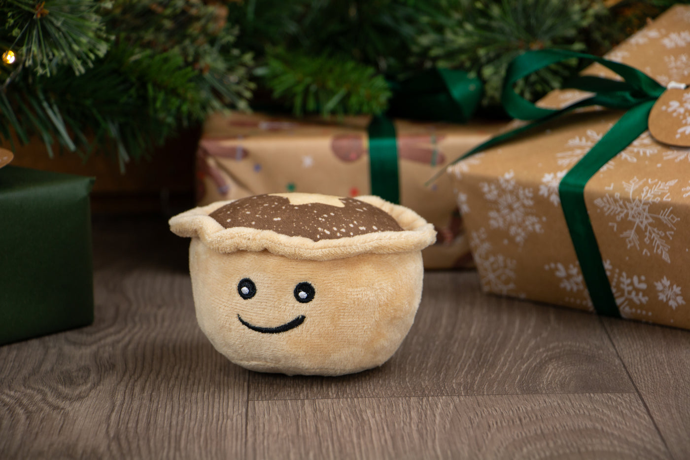 Mini Matty Mince Pie Festive Dog Toy by Ancol