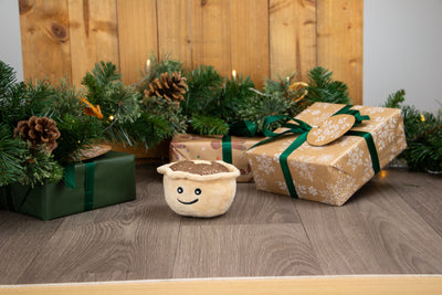 Mini Matty Mince Pie Festive Dog Toy by Ancol