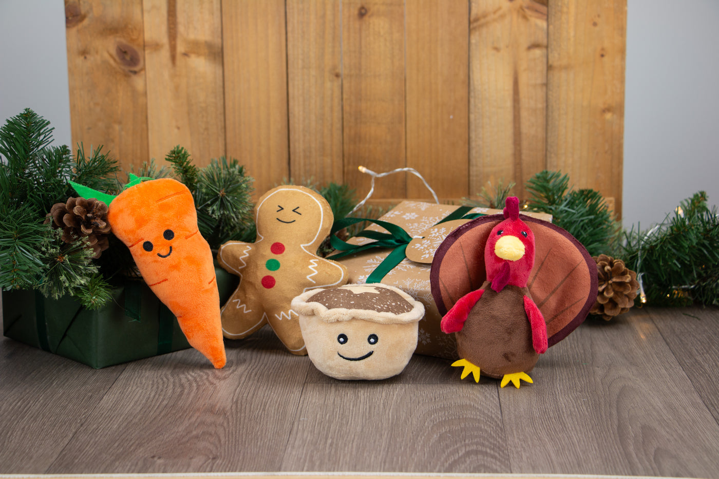 Mini Tina Turkey Festive Dog Toy by Ancol