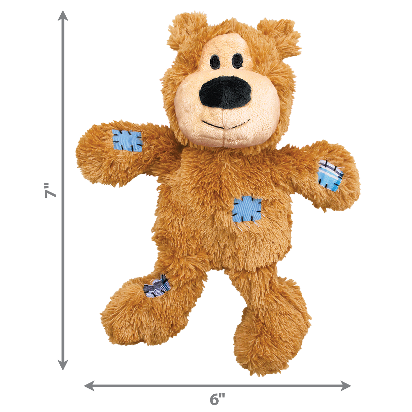 KONG Wild Knots Bear in Grey - XS