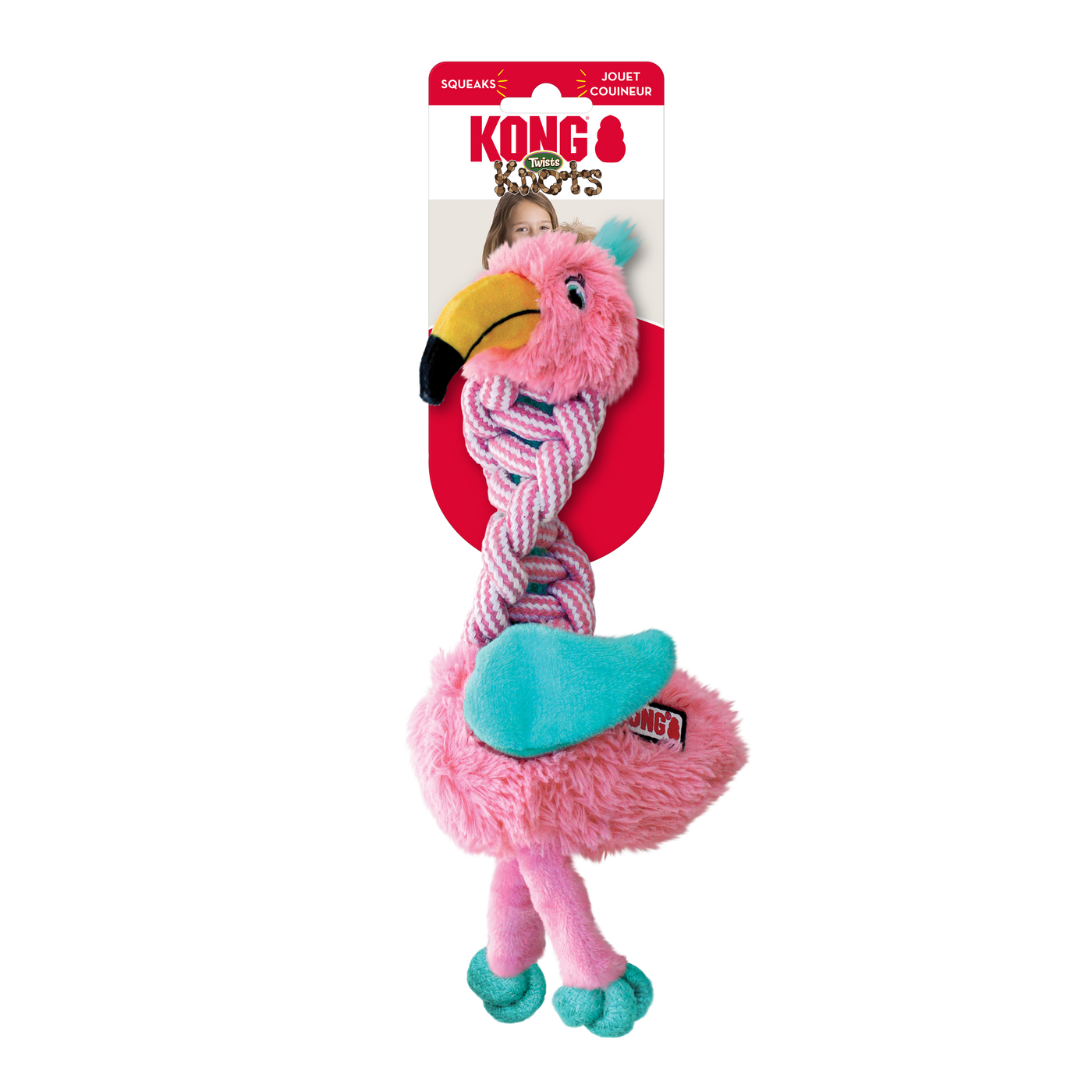 KONG Knots Twists 'Flamingo' S/M