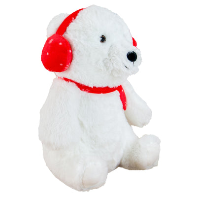 Olwen Christmas Bear Festive Dog Toy by Ancol