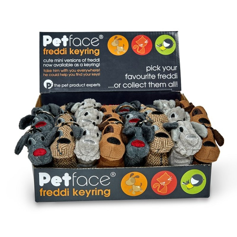 Petface Freddi Plush Keyrings
