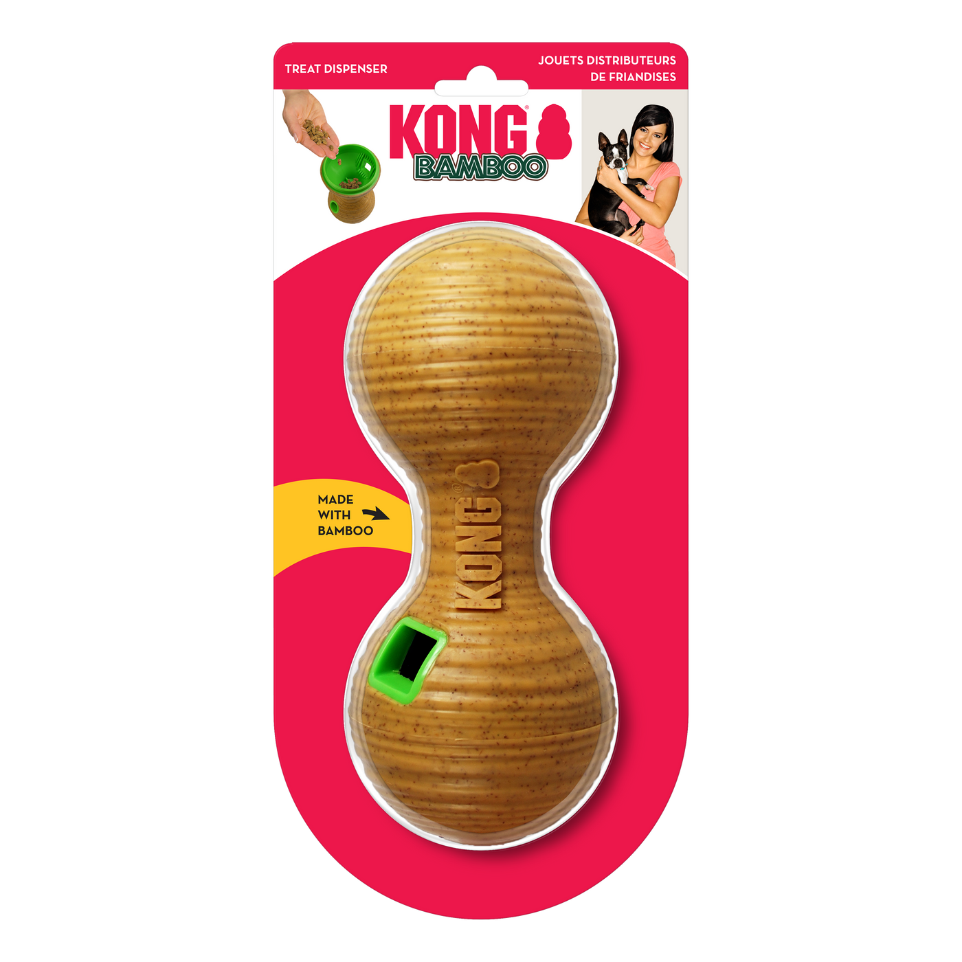 KONG Bamboo Feeder Dumbbell Medium
