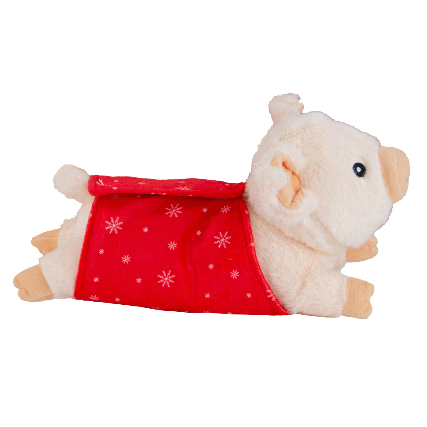 Paloma Pig in Blanket Festive Dog Toy by Ancol