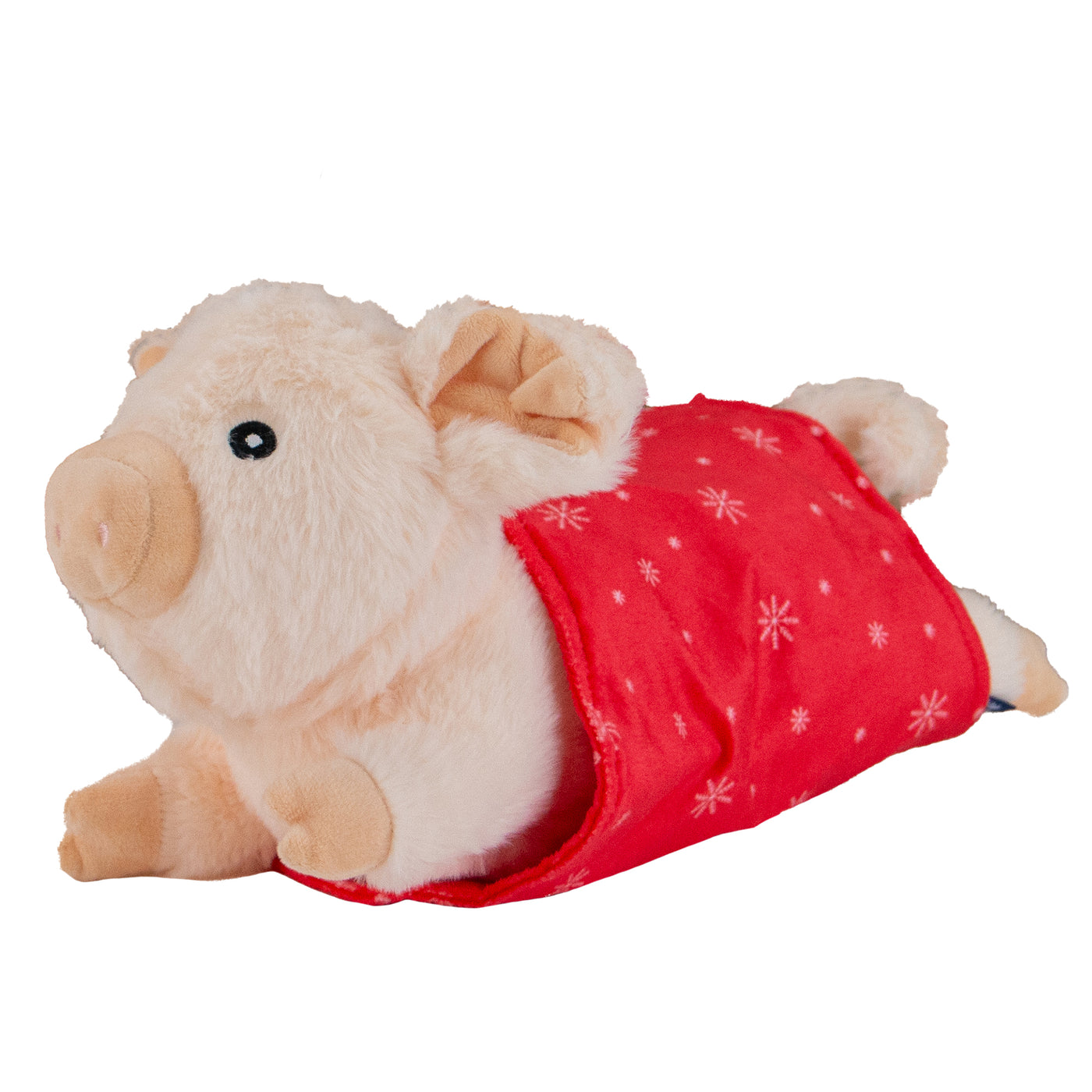 Paloma Pig in Blanket Festive Dog Toy by Ancol