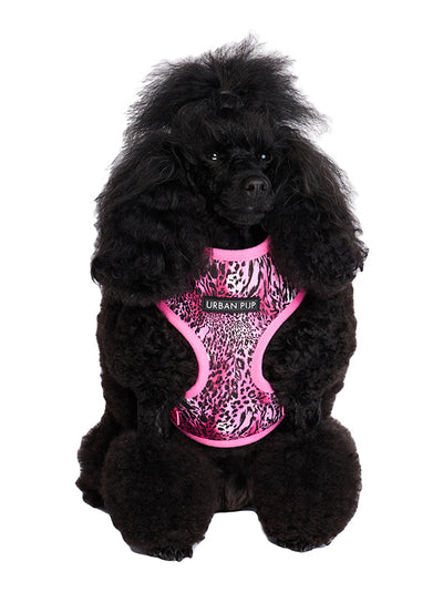 Pink Leopard Print Harness