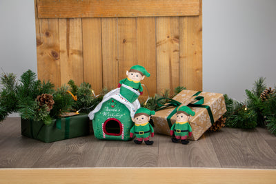 Santa's Workshop with Elves Festive Dog Toy by Ancol