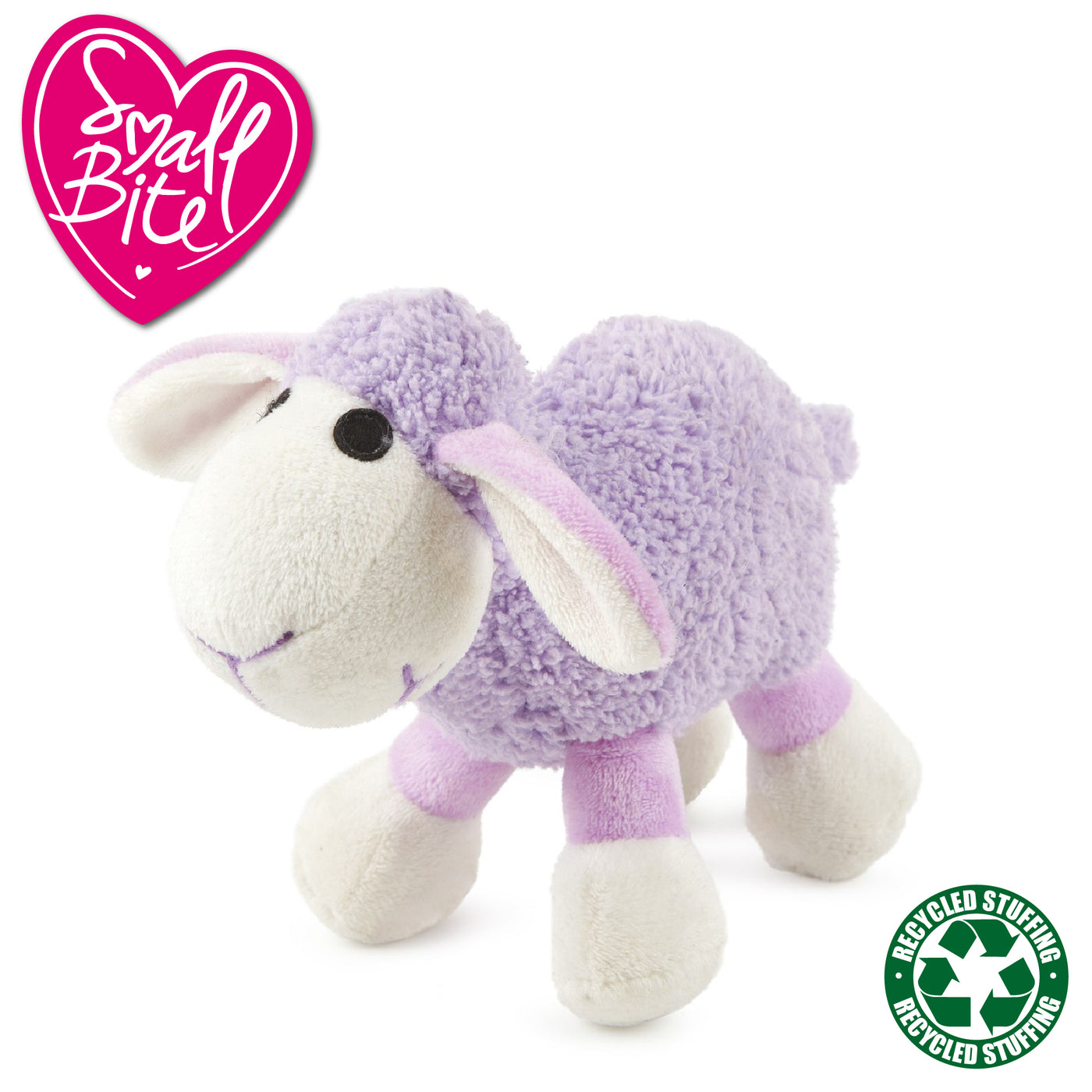 Small Bite Plush Lamb Dog Toy by ANCOL