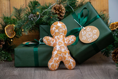Squeaky Gingerbread Festive Dog Toy by Ancol