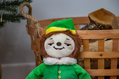 Stevie Sloth Festive Dog Toy by Ancol