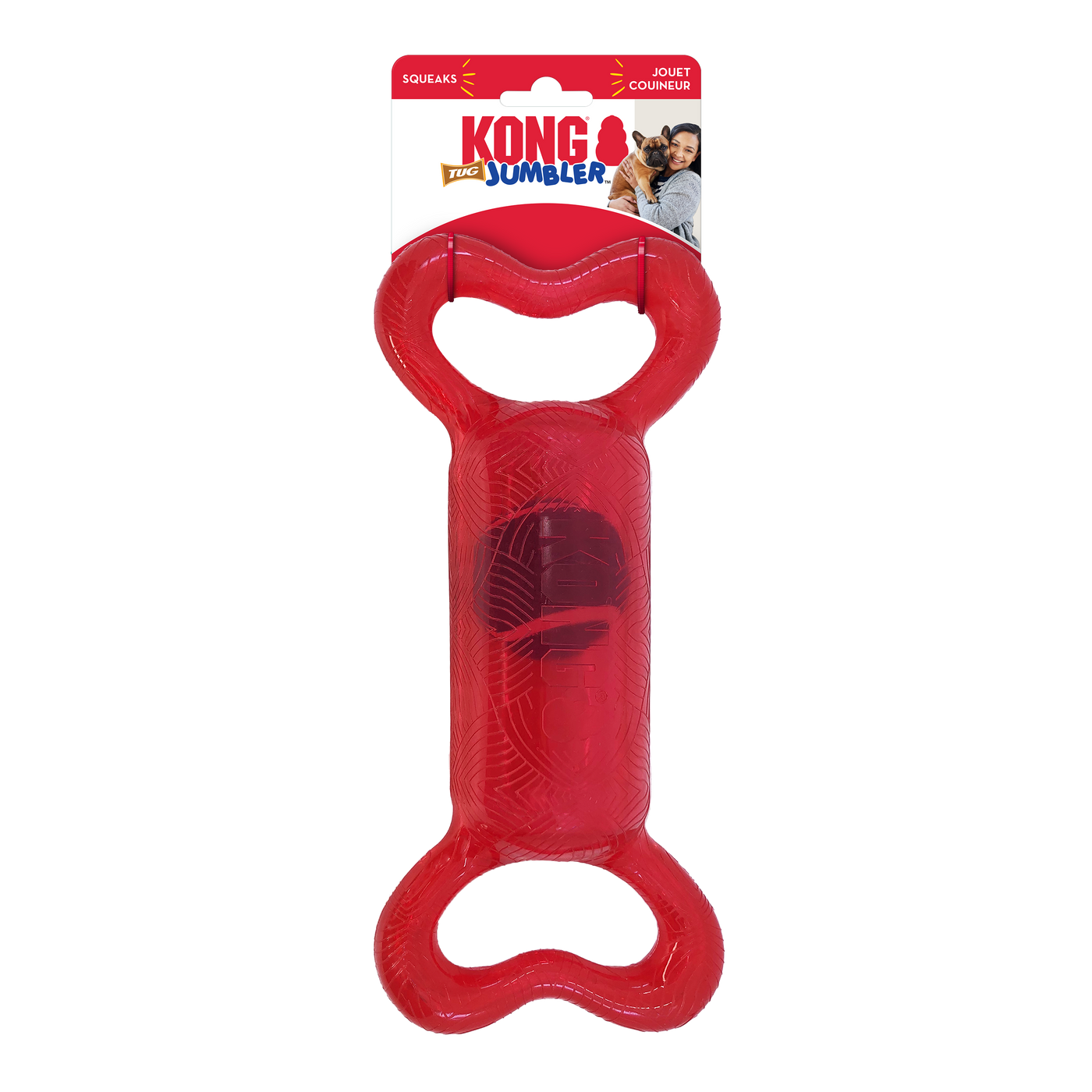 KONG Jumbler Tug Sm/Md in Red