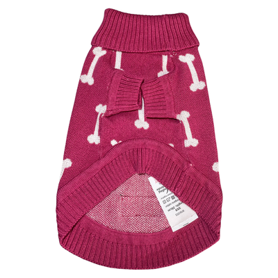 'The Winchmore' - Blush Bone Knit Dog Jumper