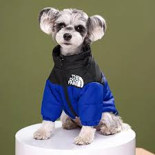 The Dog Fans Puffer Jacket in Blue