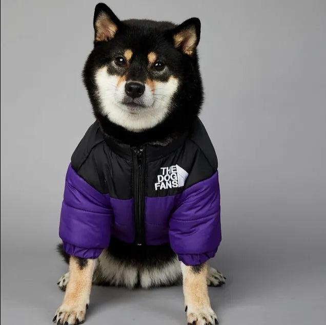 The Dog Fans Puffer Jacket in Blue