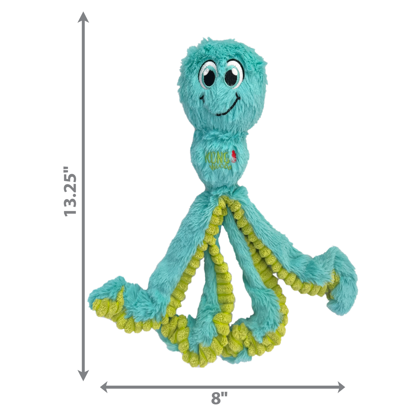 KONG Wubba Octopus in Green/Blue, Large