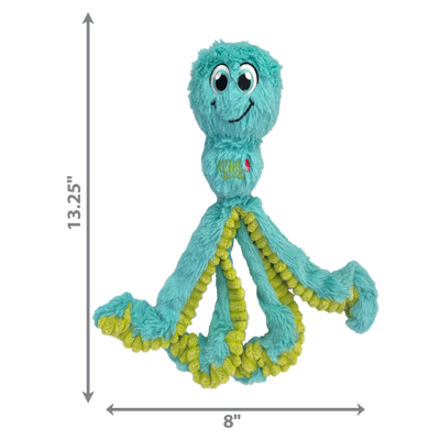KONG Wubba Octopus in Green/Blue, Large
