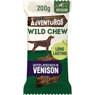 ADVENTUROS® Wild Chew Medium Venison Dog Treats