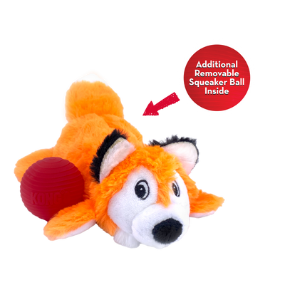 KONG Cozie Pocketz Fox - Medium