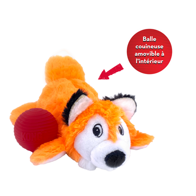 KONG Cozie Pocketz Fox - Medium
