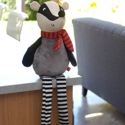 Zoon Crinkle-Squeak Badger PlayPal Dog Toy